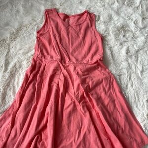 The Children's Place Orange Pink Sleeveless Sundress